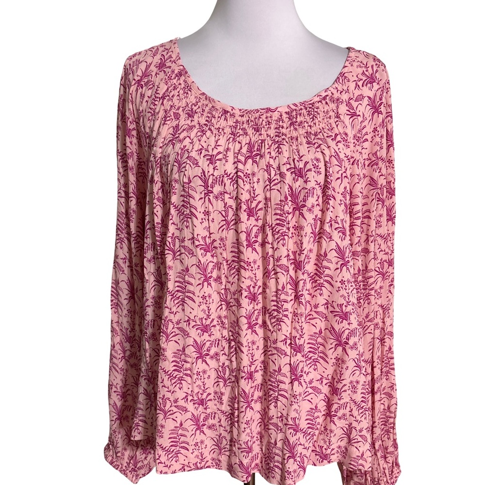 Wonderly Pink Floral Blouse